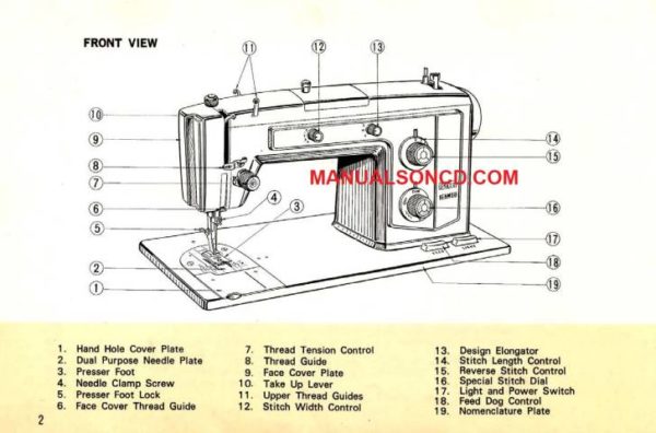 Kenmore 158.18020 - 158.18024 Sewing Machine Manual