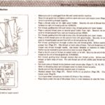 Janome 134D MyLock Serger Sewing Machine Instruction Manual