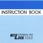 Janome 134D MyLock Serger Sewing Machine Instruction Manual