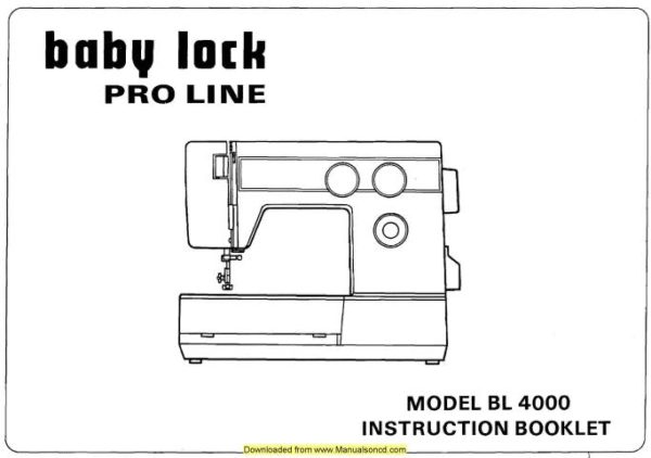 Baby Lock Victory Sewing Machine Guide