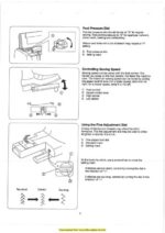 Elna 6003 Sewing Machine Instruction Manual