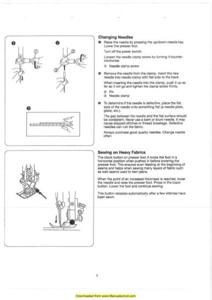 Elna 6003 Sewing Machine Instruction Manual