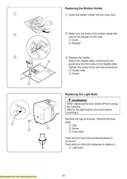 Janome Magnolia 7318 sewing machine Instruction Manual