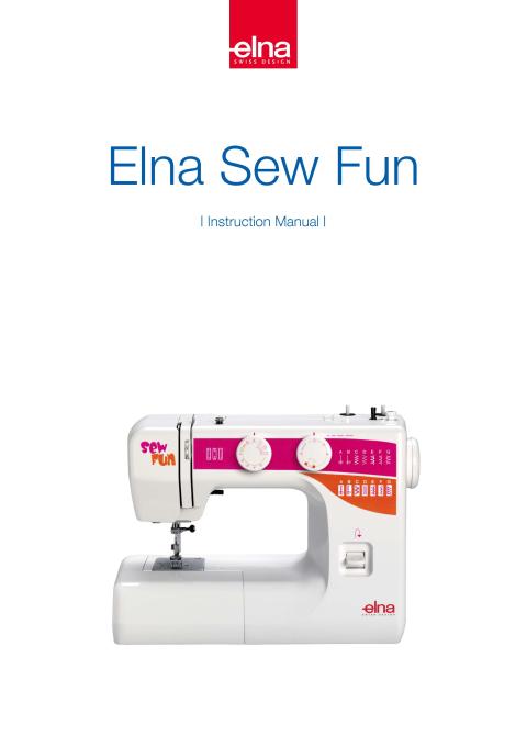 Vintage Elna Elnita Sewing Machine Manual 