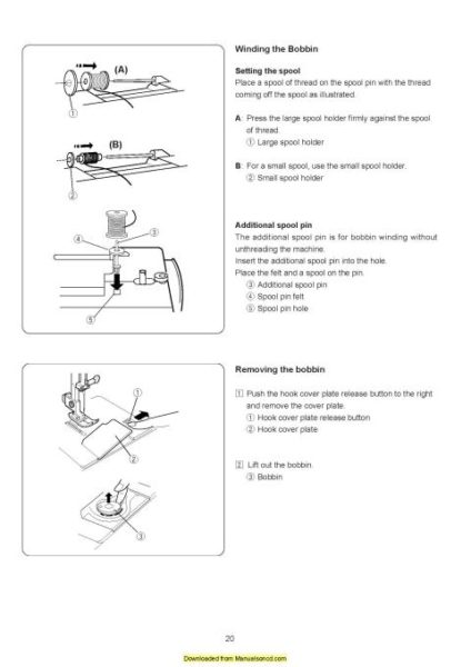 Janome 521 Sewist Sewing Machine Instruction Manual