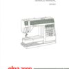 Elna 7000 Sewing Machine Service-Parts Diagrams Manual