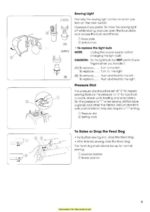 Janome 5018 Decor Excel Sewing Machine Instruction Manual