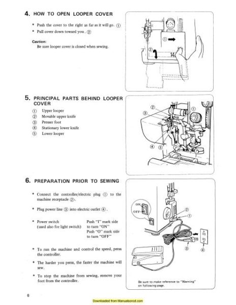 Singer 14U44B-14U244B Sewing Machine Instruction Manual