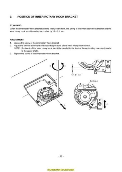 Brother Lock 640D Instruction Manual