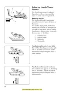 Husqvarna Emerald 116-118-122 Sewing Machine Instruction Manual