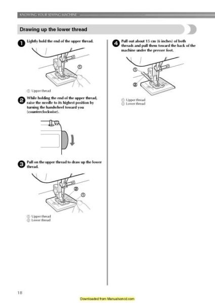 Brother LS-2125I Sewing Machine Instruction Manual