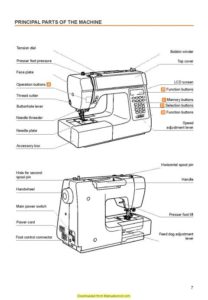 Viking Huskystar C10-c20 Sewing Machine Instruction Manual