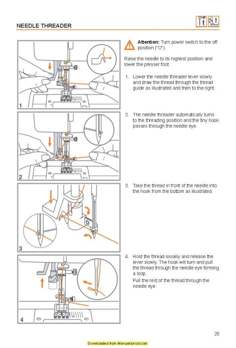 Huskystar e10 sewing machine manual