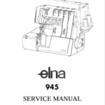 Elna 945 Pro Serger Sewing Machine Service Manual-Parts