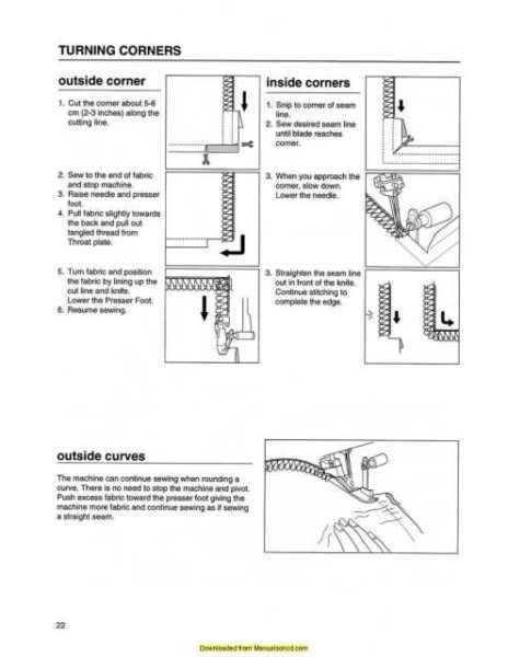 Riccar 564DE Serger Sewing Machine Instruction Manual