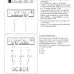 Janome 5000 Memory Craft Sewing Machine Instruction Manual