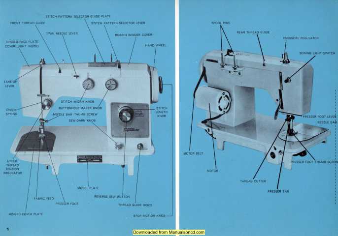 Montgomery Ward UHT-J276D Sewing Machine Instruction Manual