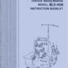 Baby Lock BL3-408 Overlock Sewing Machine Instruction Manual