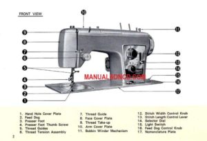 Kenmore 158.17520 Sewing Machine Instruction Manual