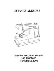 Kenmore 385.19001890 Sewing Machine Service Manual