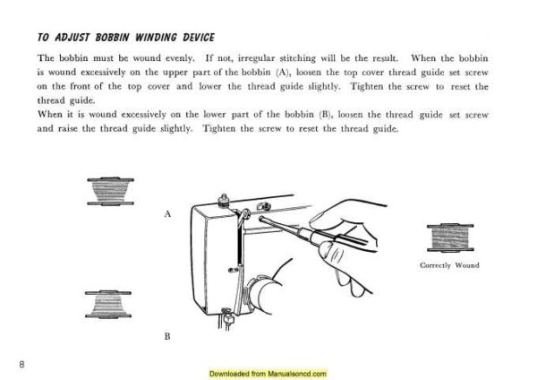 New Home 535 Sewing Machine Instruction Manual