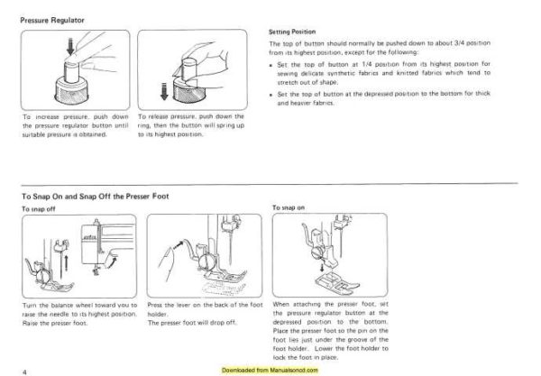 Janome L312 Sewing Machine Instruction Manual