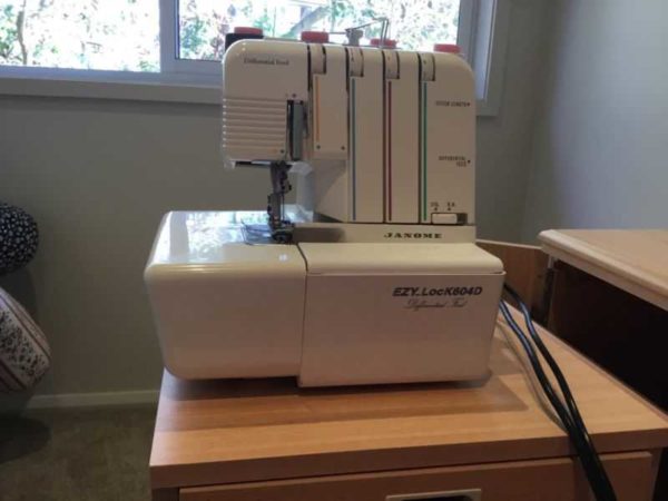 Janome 604D Serger Sewing Machine Service Manual