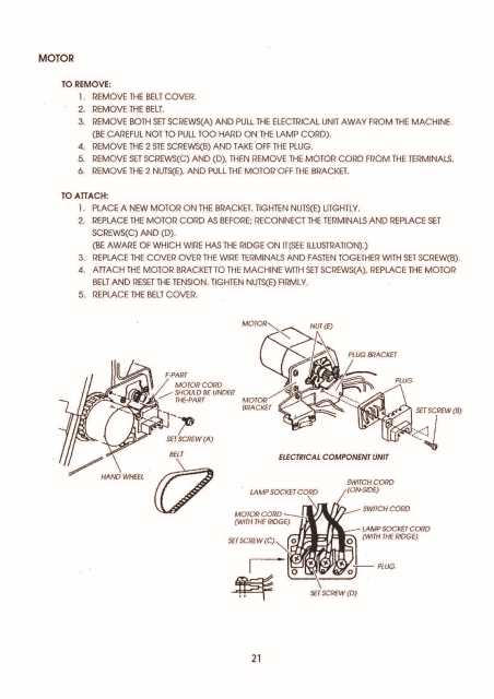 Bernina 830 Instruction Manual Download