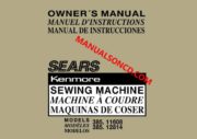 Kenmore 385.11608 - 385.12814 Sewing Machine Instruction Manual