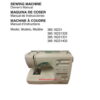 Kenmore 385.16231300 - 385.16231400 Sewing Machine Manual
