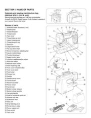 Kenmore 385.19233 Sewing Machine Instruction Manual