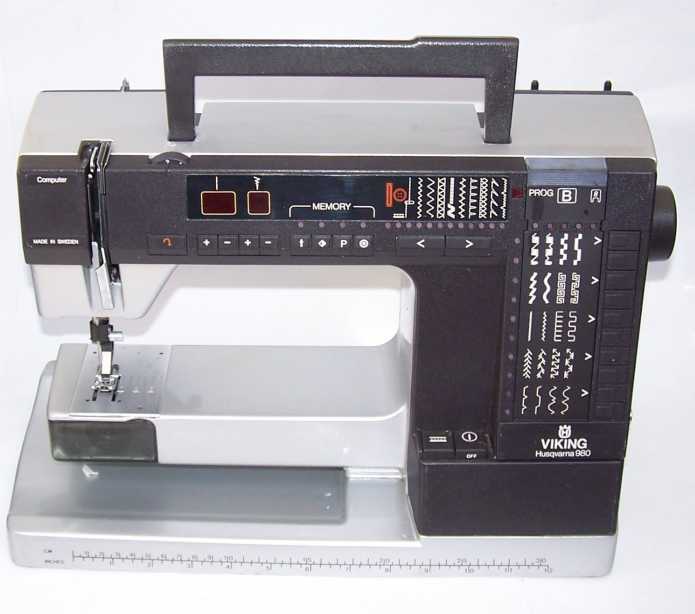 Husqvarna 980 Sewing Machine Manual