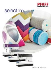 Pfaff Select Line 2.2, 3.2, 4.2 Sewing Machine Instruction Manual