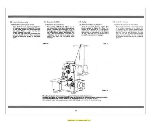 Baby Lock EA-605 Sewing Machine Instruction Manual