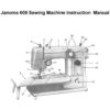 Janome 608 Sewing Machine Instruction Manual