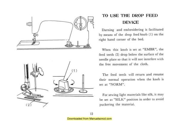 New Home 131 Sewing Machine Instruction Manual