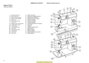 Janome 109-110 Sewing Machine Instruction Manual