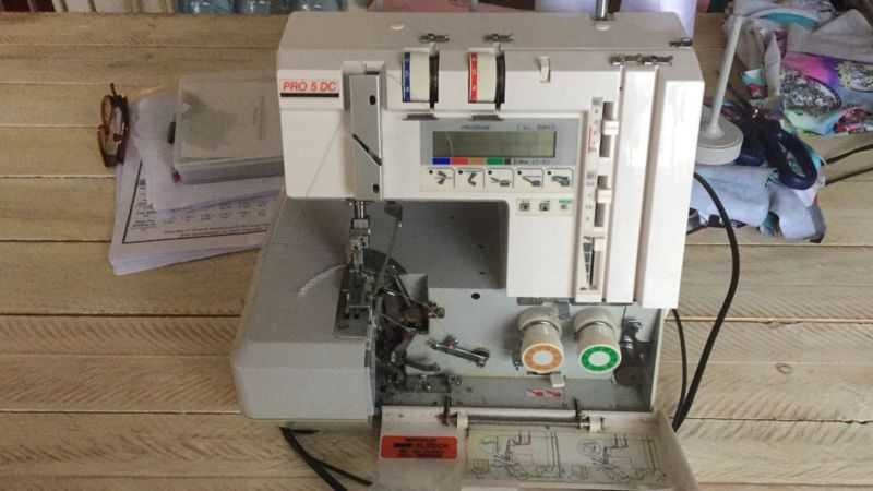 Elna Lock Pro 5 DC-Pro 5 DE Serger Instruction Manual