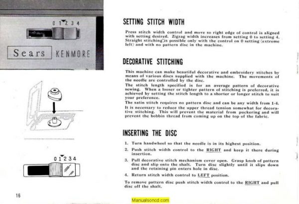 Kenmore 158.840 - 158.84 Sewing Machine Instruction Manual