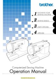 Brother CE-5000-5000PRW Sewing Machine Instruction Manual