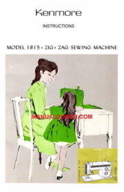 Kenmore 158.18150 Sewing Machine Instruction Manual