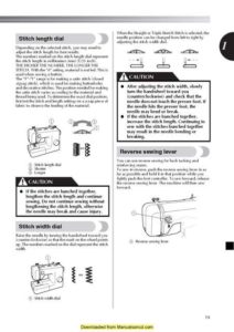 Brother LX2763 Sewing Machine Instruction Manual