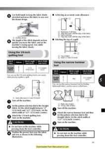 Brother LX2763 Sewing Machine Instruction Manual