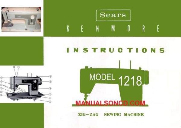 Kenmore 148.12180 - 148.12182 Sewing Machine Manual