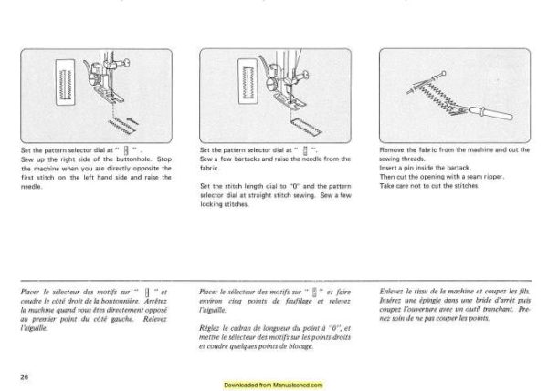 Janome 362-363 Sewing Machine Instruction Manual