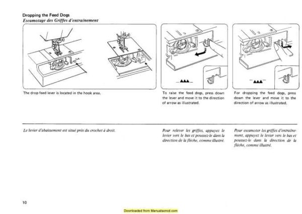 Janome 380-381 Sewing Machine Instruction Manual