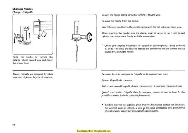 Janome 380-381 Sewing Machine Instruction Manual