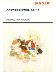 Singer XL-1 Sewing Machine Instruction Manual
