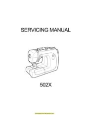 Janome 502X Sewing Machine Service Manual