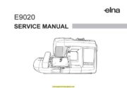 Elna E9020 Xquisit Sewing Machine Service-Parts Manual